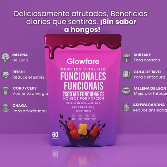 Gomitas de hongos para estimular el cerebro